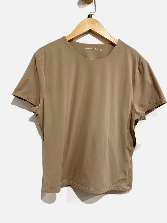 Abercrombie & Fitch Brown Seamless Tee - Large