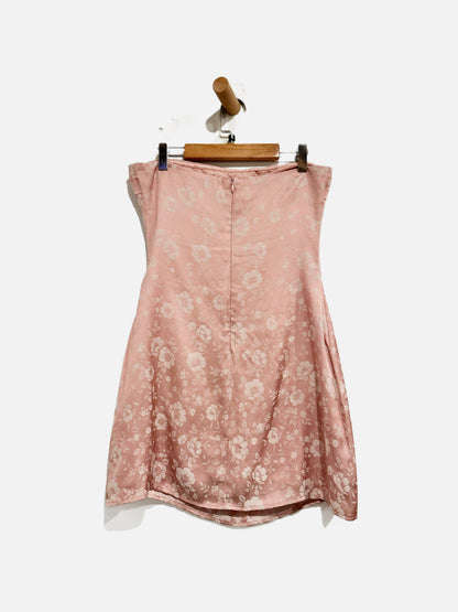 Princess Polly NWT Ramie Strapless Mini Dress in Dusty Pink - 2