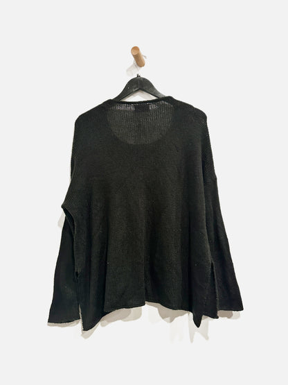 Wooden Ships Black “Champagne Please”  Sweater - S/M