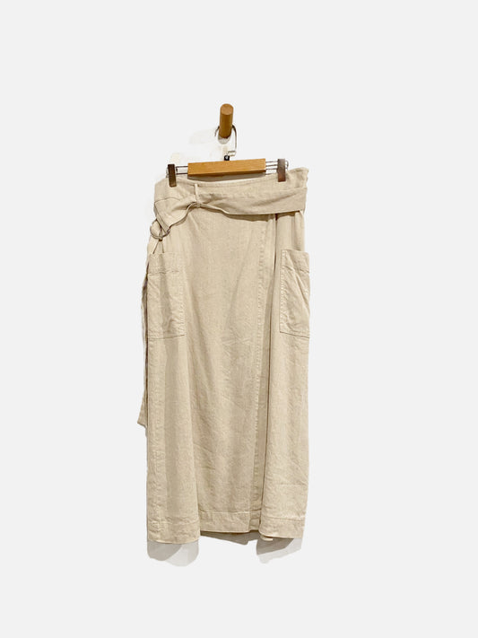Modern Citizen Tan Linen Skirt - Medium
