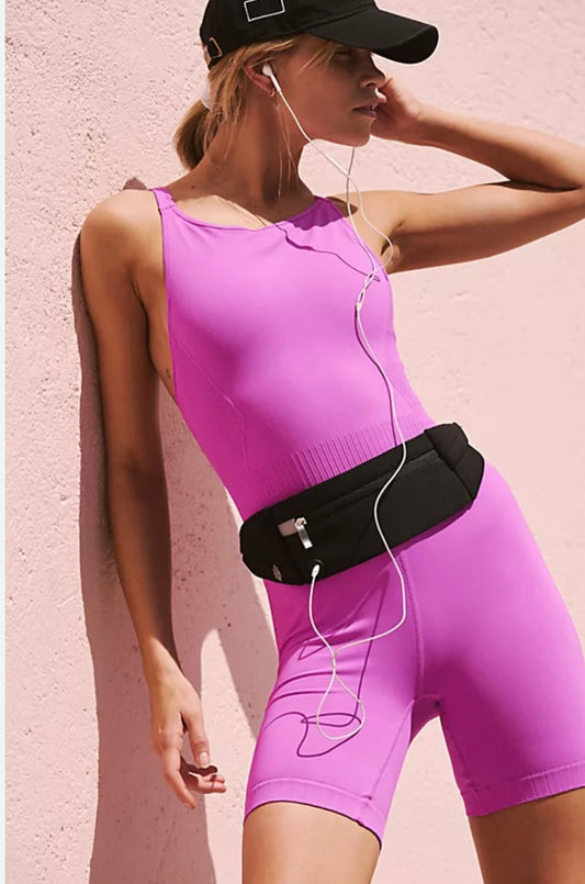 Free People Movement Good Karma Purple Runsie - XS/S