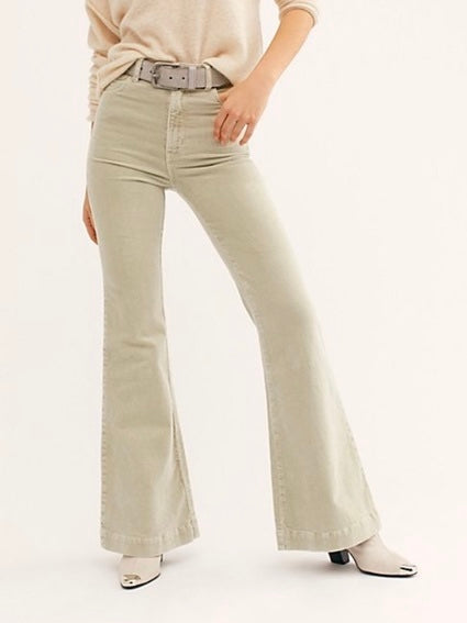 Rolla’s Green Corduroy Flare Jeans - 28