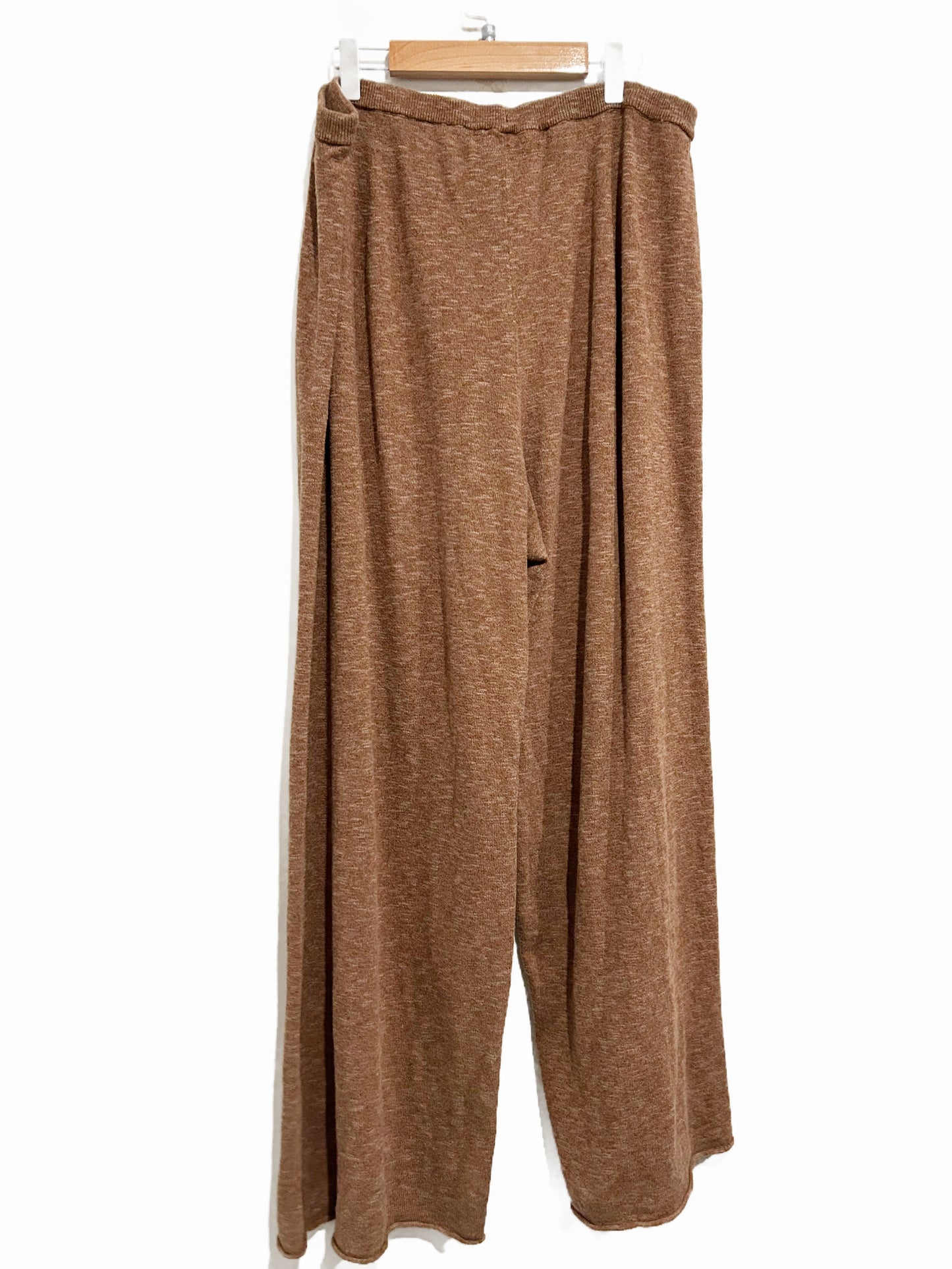 Free People Beach Jaclyn Knit Pants in Raw Umber - XL