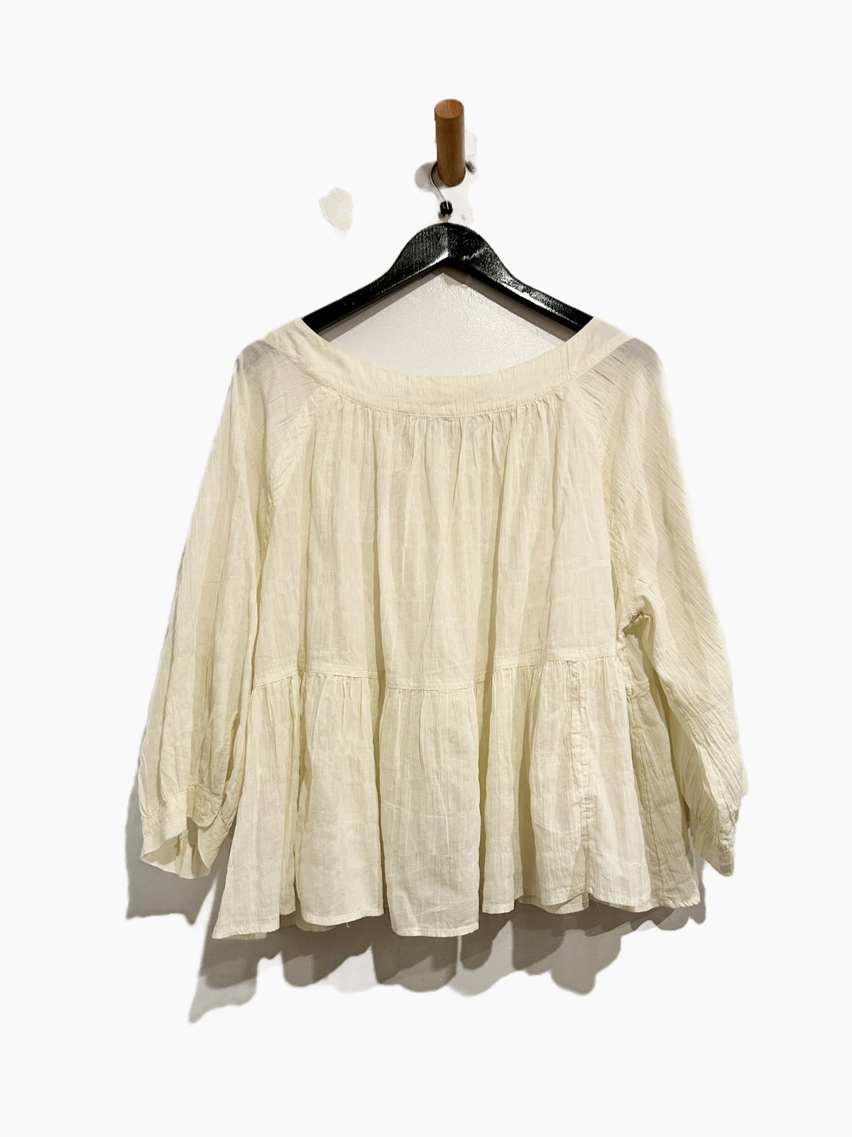 Free People Sea To Shore Blouse in Ivory - Large