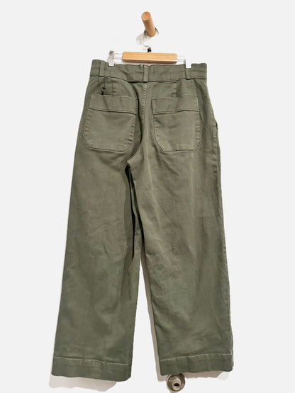 Everlane The Organic Wide Leg Pant in Kambaba - 10