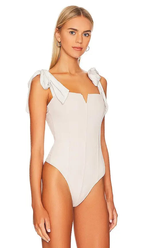 Free People Lola Bodysuit in Harvest Moon - XS