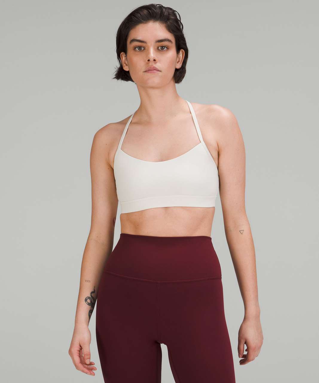 Lululemon NWT Flow Y Nulu Bra in Bone - 10