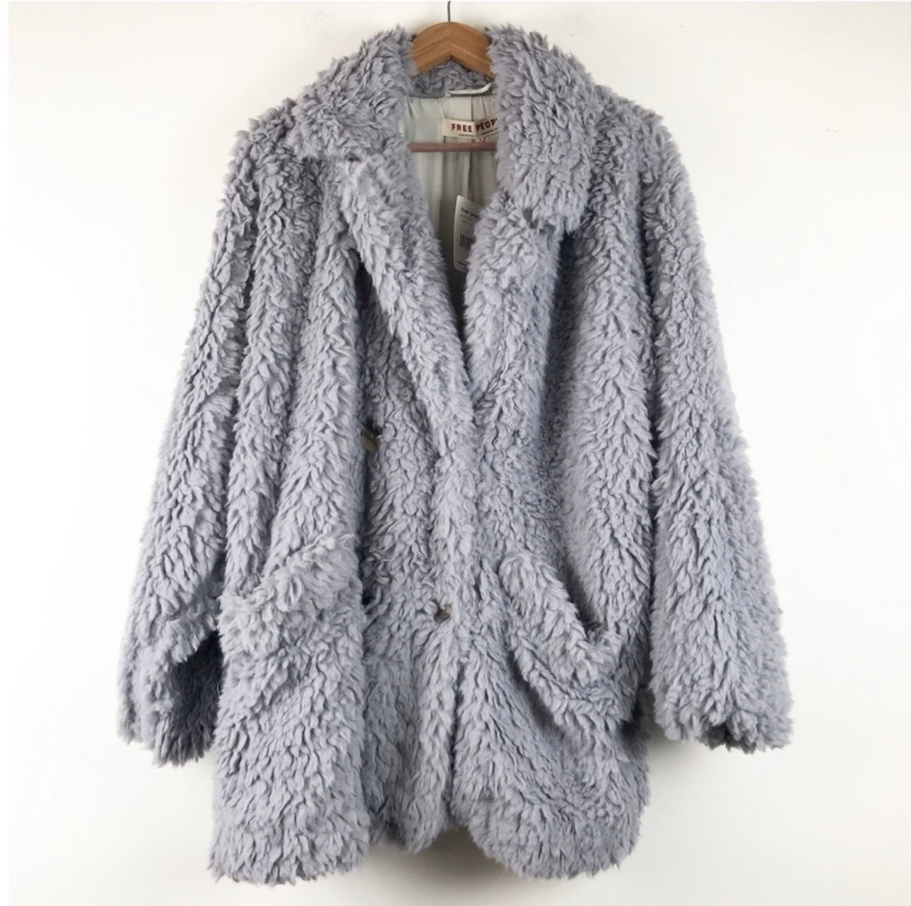 Free People Honeypie Oversized Coat in Lavender - XS