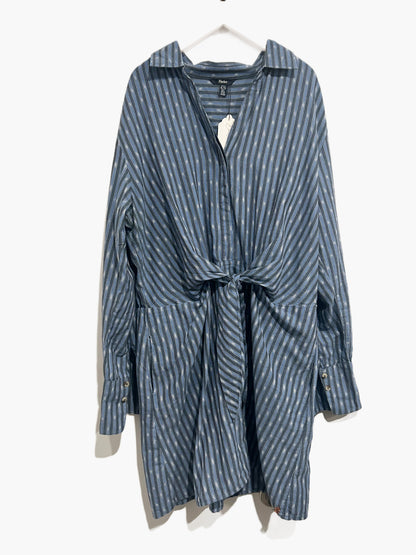 Hatley Avery Dress in Stripe Ikat - XL