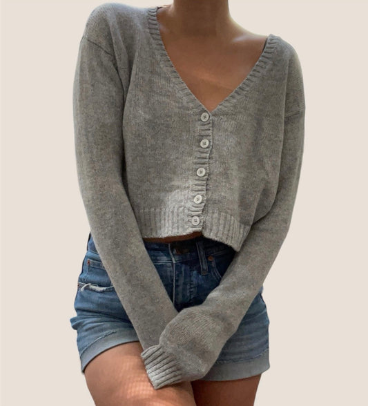 Brandy Melville Gray Cardigan