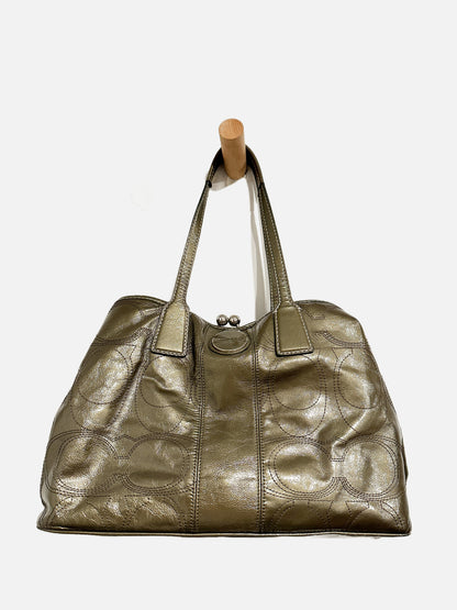 Coach Y2K Green Handbag