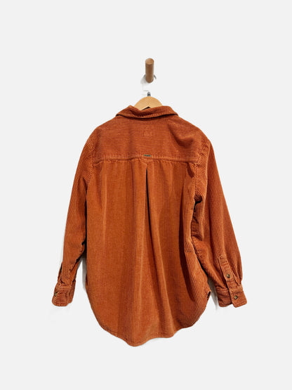 Billabong Orange Cord Shacket - Small