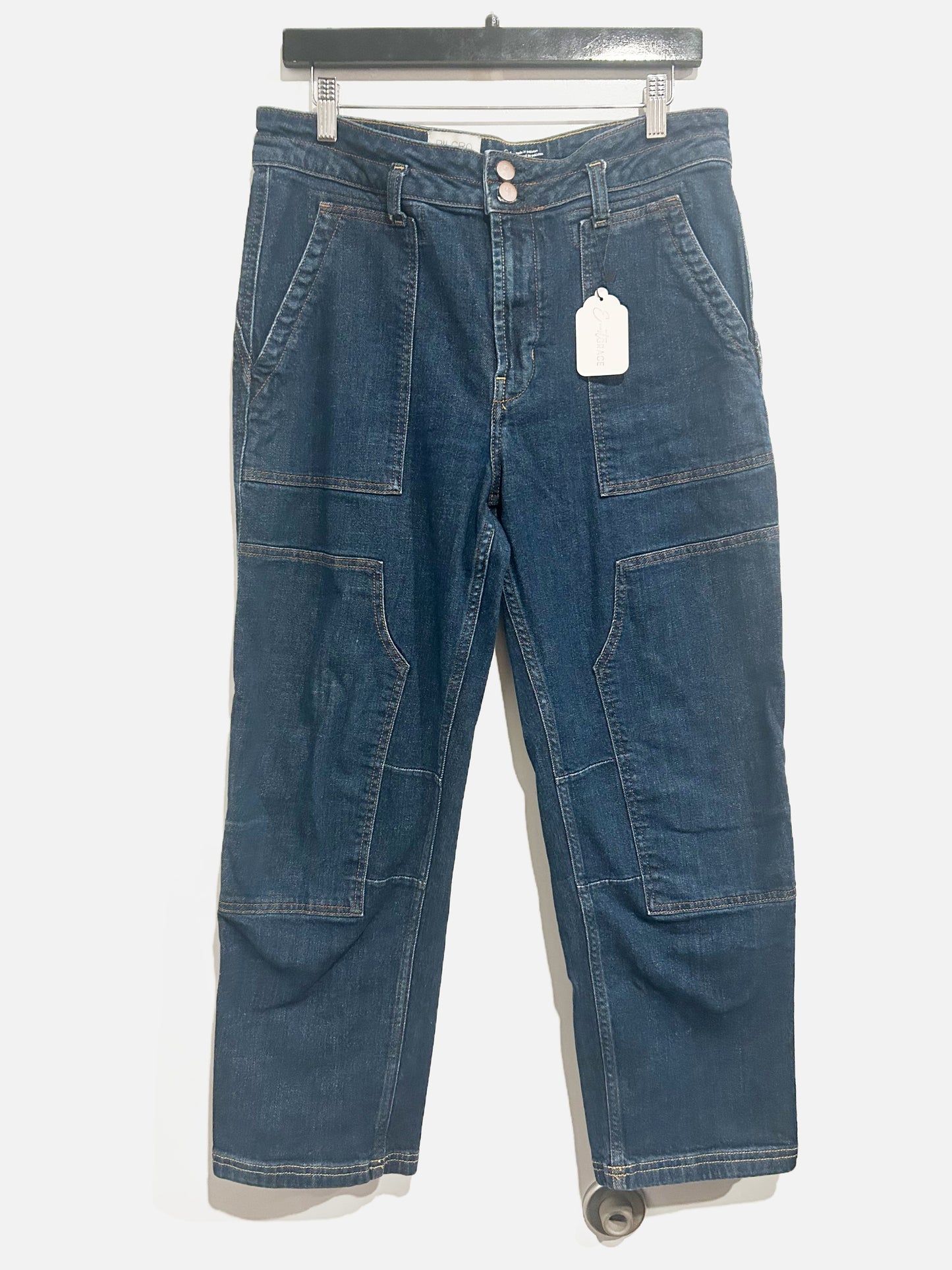 Anthropologie Pilcro The Wanderer Mid-Rise Relaxed-Leg Jeans - 31