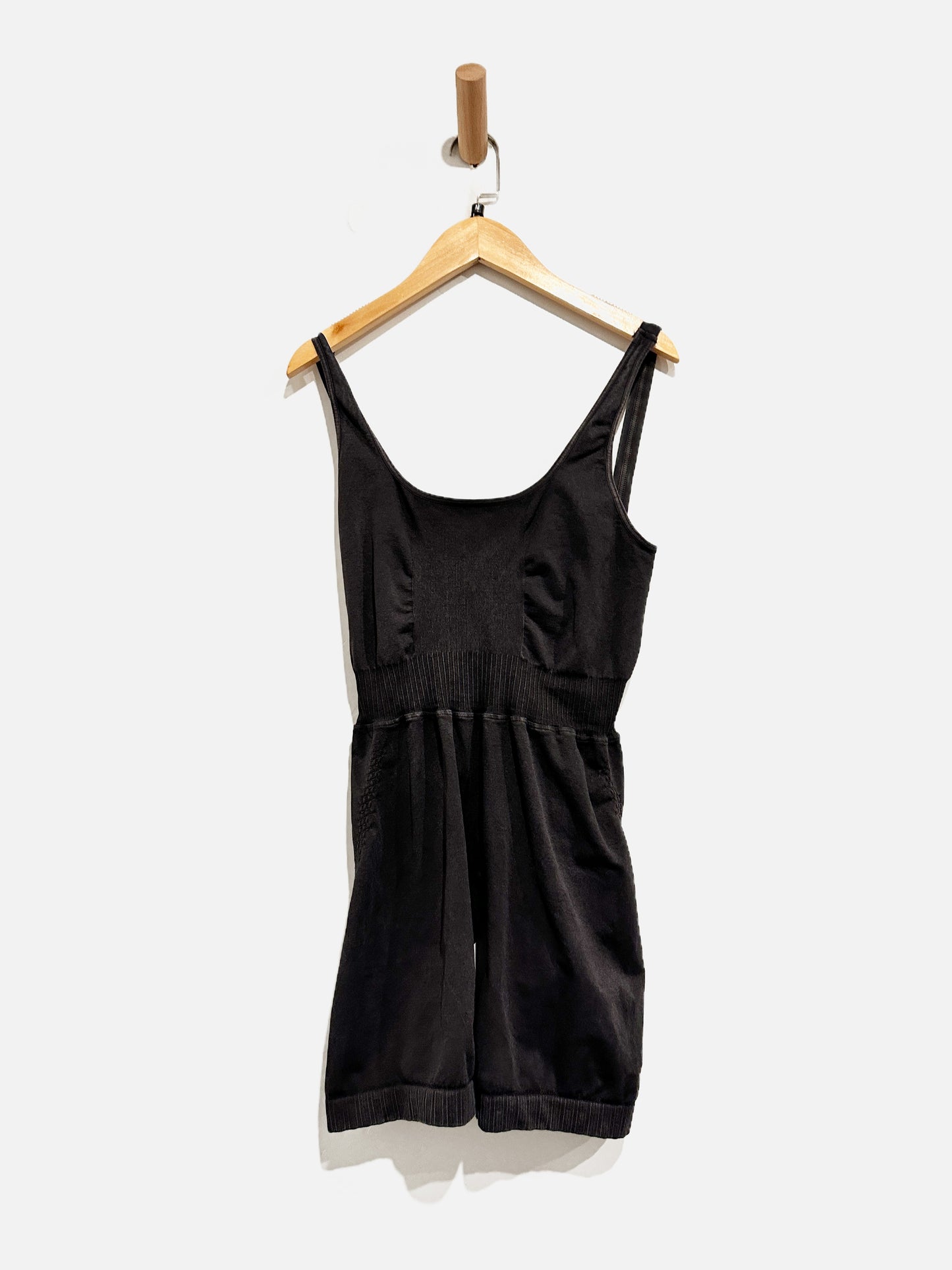 Free People Movement Good Karma Runsie in Dark Gray - M/L