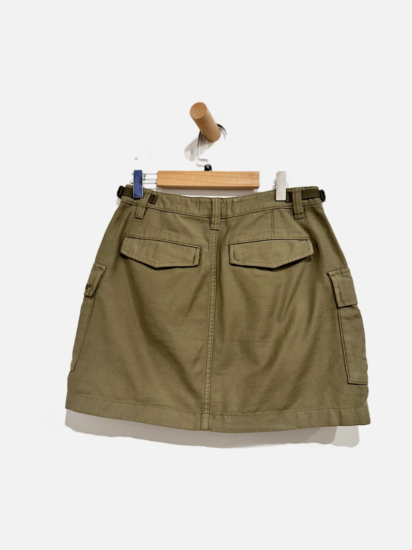 Aritzia TNA Green Mini Cargo Skirt - 4