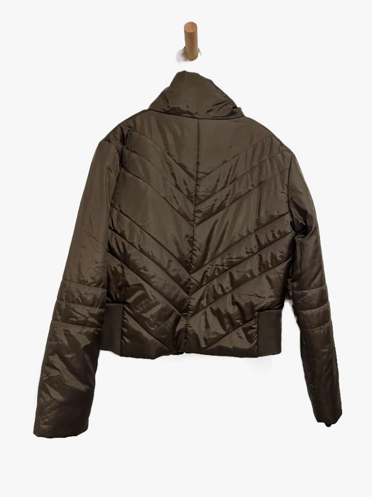 Ellemeno Vintage Chocolate Brown Puffer Jacket - Large
