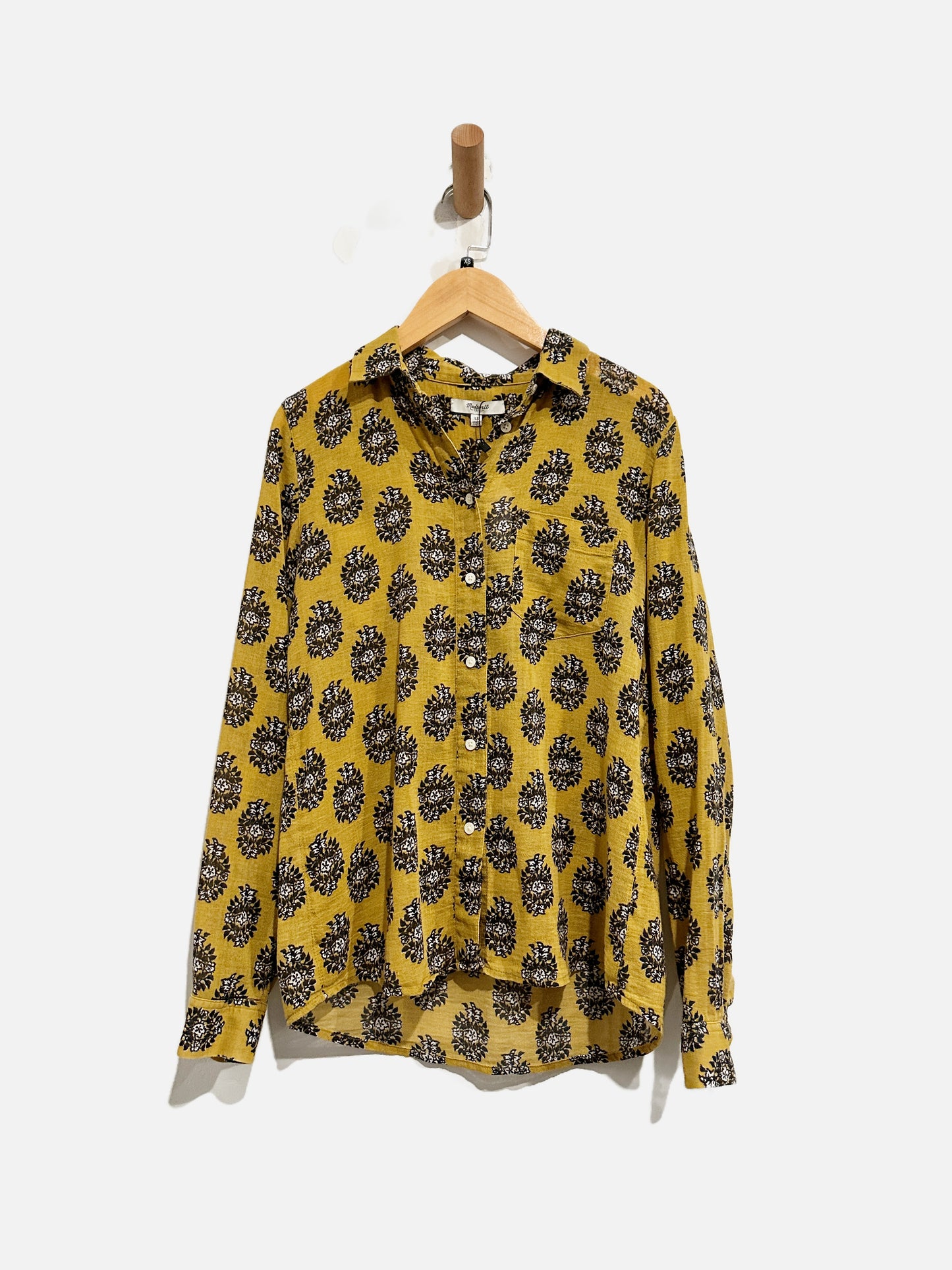 Madewell Patterned Button Down - XS