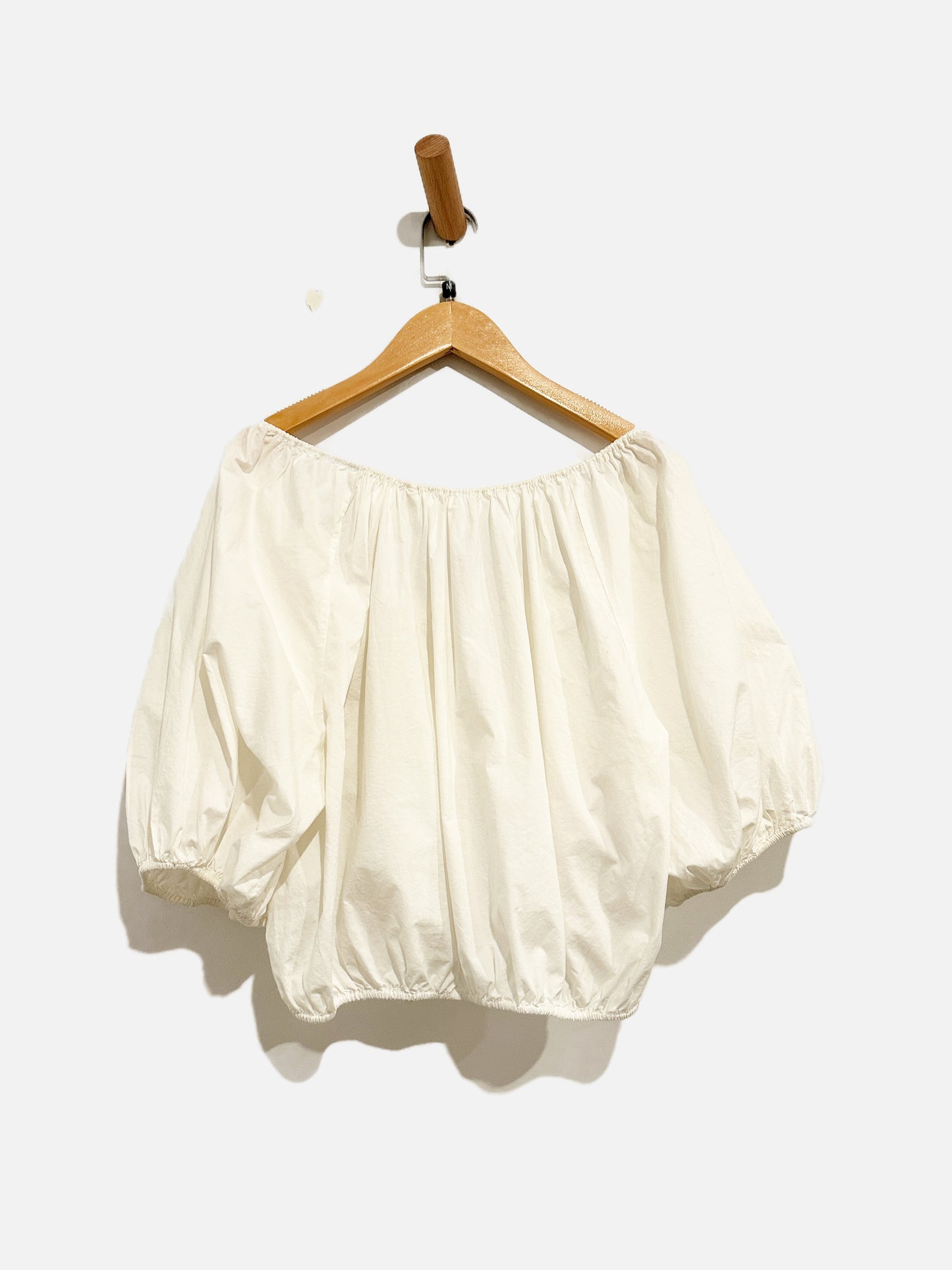 Doen White Peasant Blouse - Medium