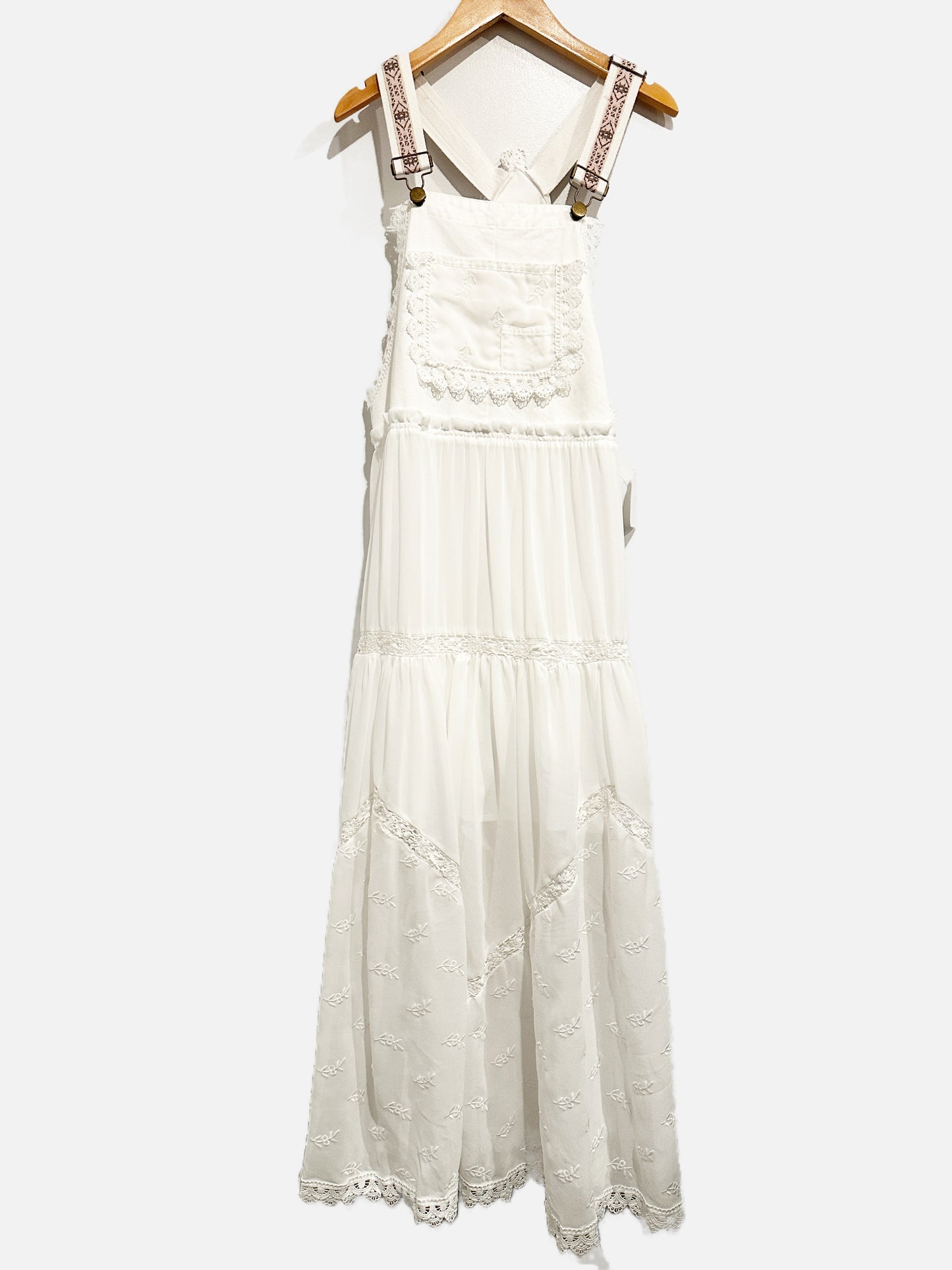 NN White Apron Dress - XS