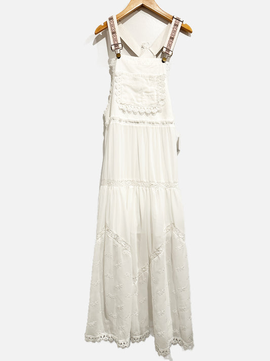 NN White Apron Dress - XS