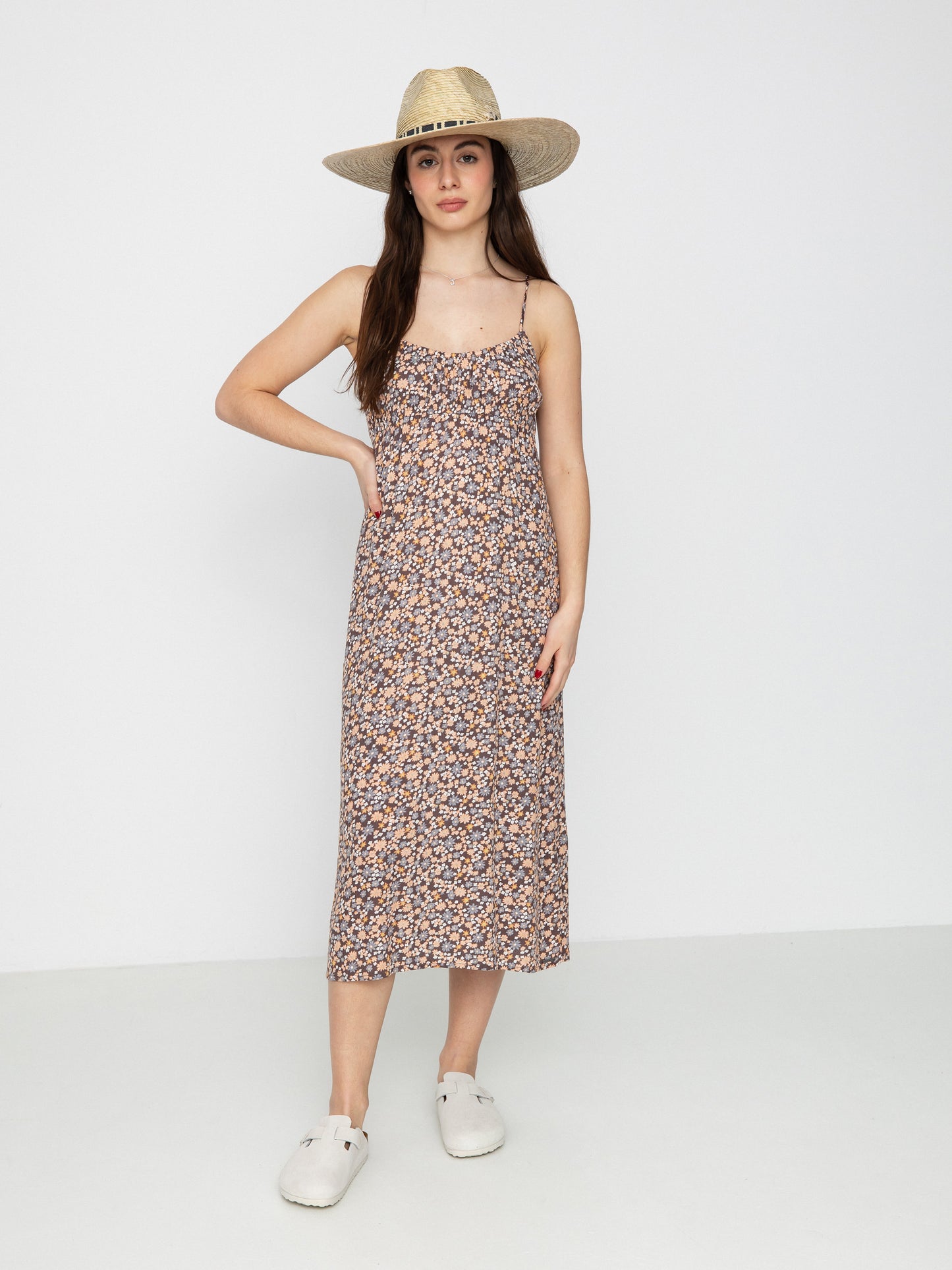Volcom Naw Beach Midi Dress - Large
