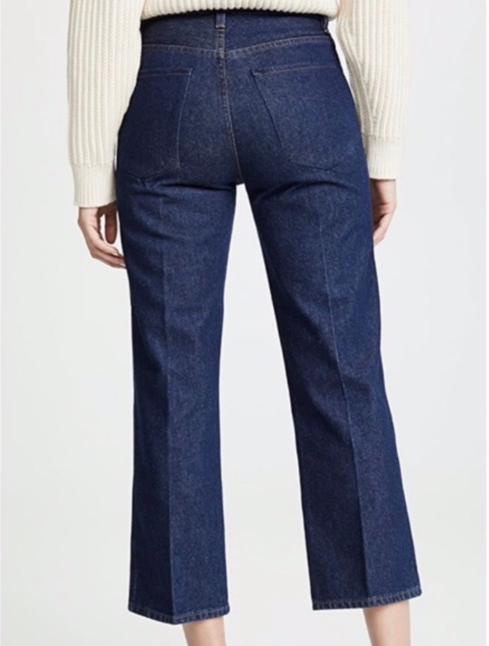 Goldsign The Cropped A Jeans in Burns Medium Blue - 25