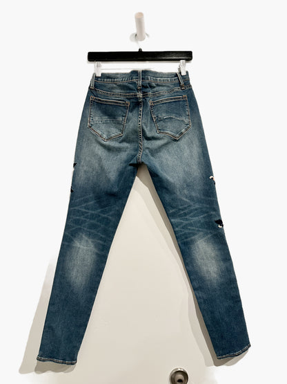 Driftwood Jackie Embroidered Skinny Jeans in Milan - 28