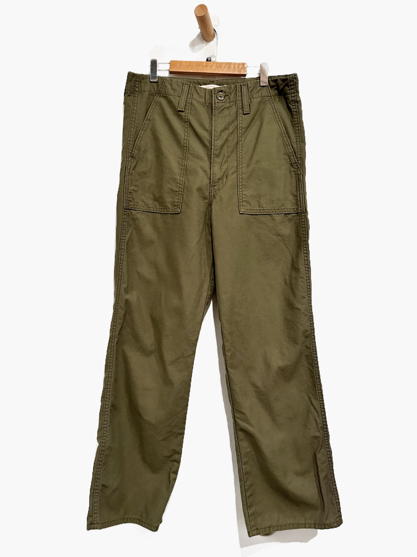Levi’s Ribcage Straight Olive Green Pants - 30