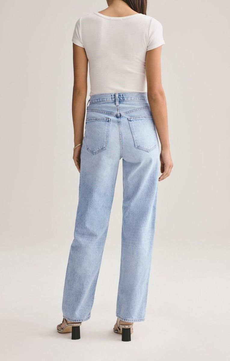 Agolde Criss Cross Upsized Jean in Suburbia - 23