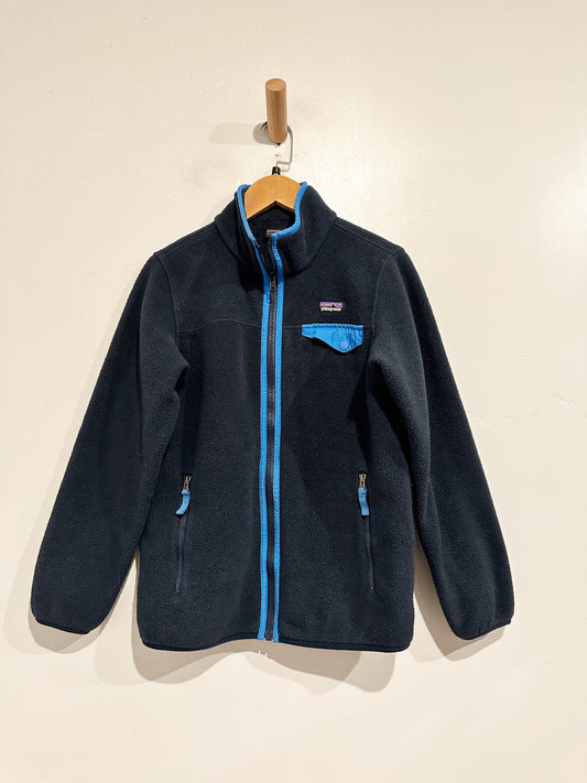 Patagonia Kids Blue Fleece Jacket - Large