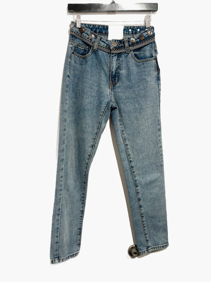 One Teaspoon Medallion Waistband Jeans - 25