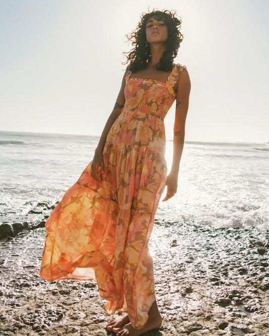 Billabong Floral Maxi Dress - Small
