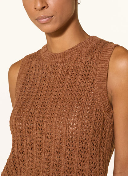 Levi’s Sunrise Crochet Sweater Tank in Sorrel Horse - Small