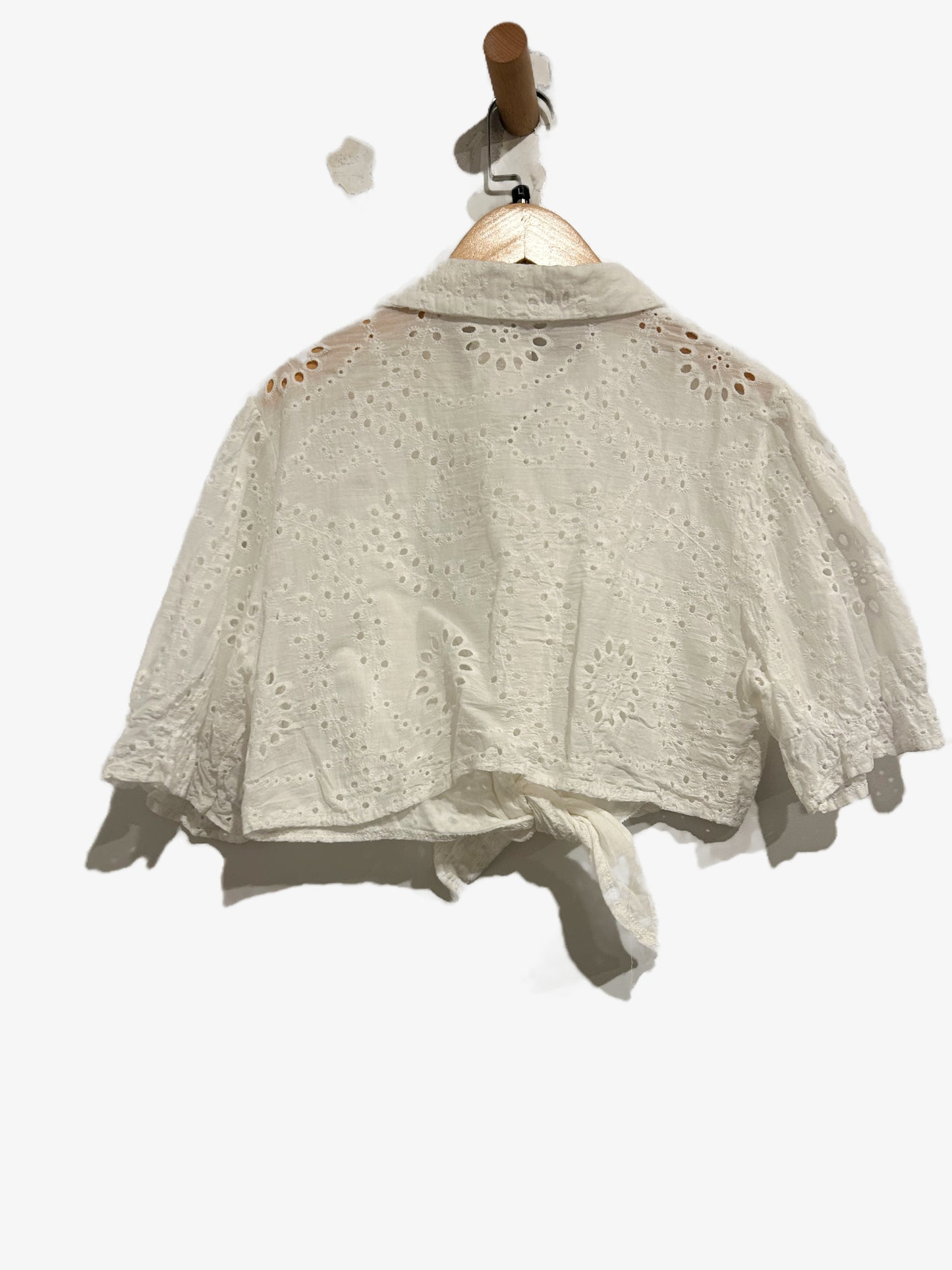 Jasmine White Eyelet Skirt Set - L/XL