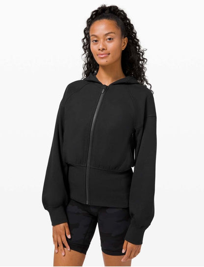 Lululemon Hugged-Waist Cotton Zip Hoodie- 4