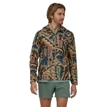 Patagonia Houdini Windbreaker Jacket in Tree Picasso: Cone Brown - Medium