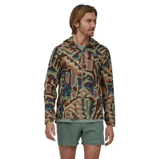 Patagonia Houdini Windbreaker Jacket in Tree Picasso: Cone Brown - Medium