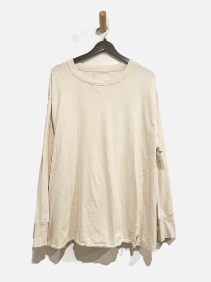 Aerie Beige Long Sleeve Top - Large