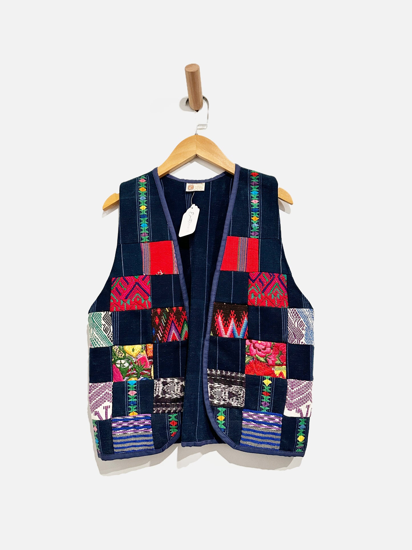 Maya Works Vintage Patchwork Denim Vest