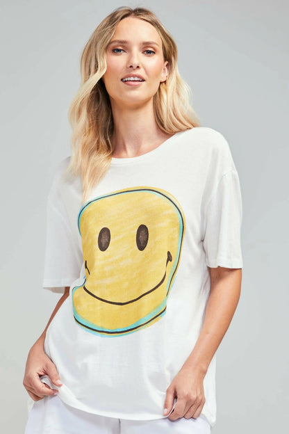 WildFox Always Happy Oversized Tee - Medium