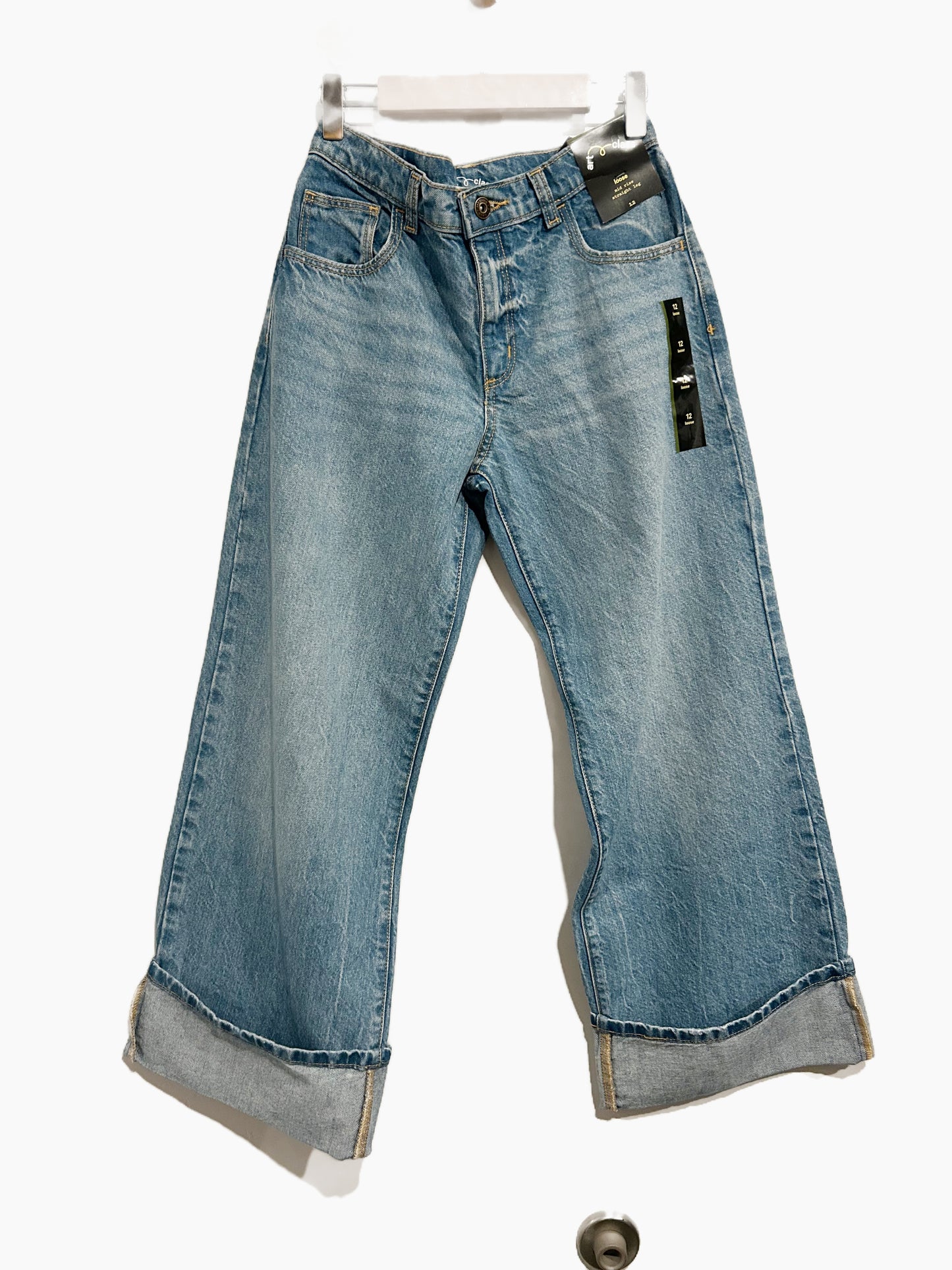 Art Class Loose Mid Rise Straight Jeans - 12