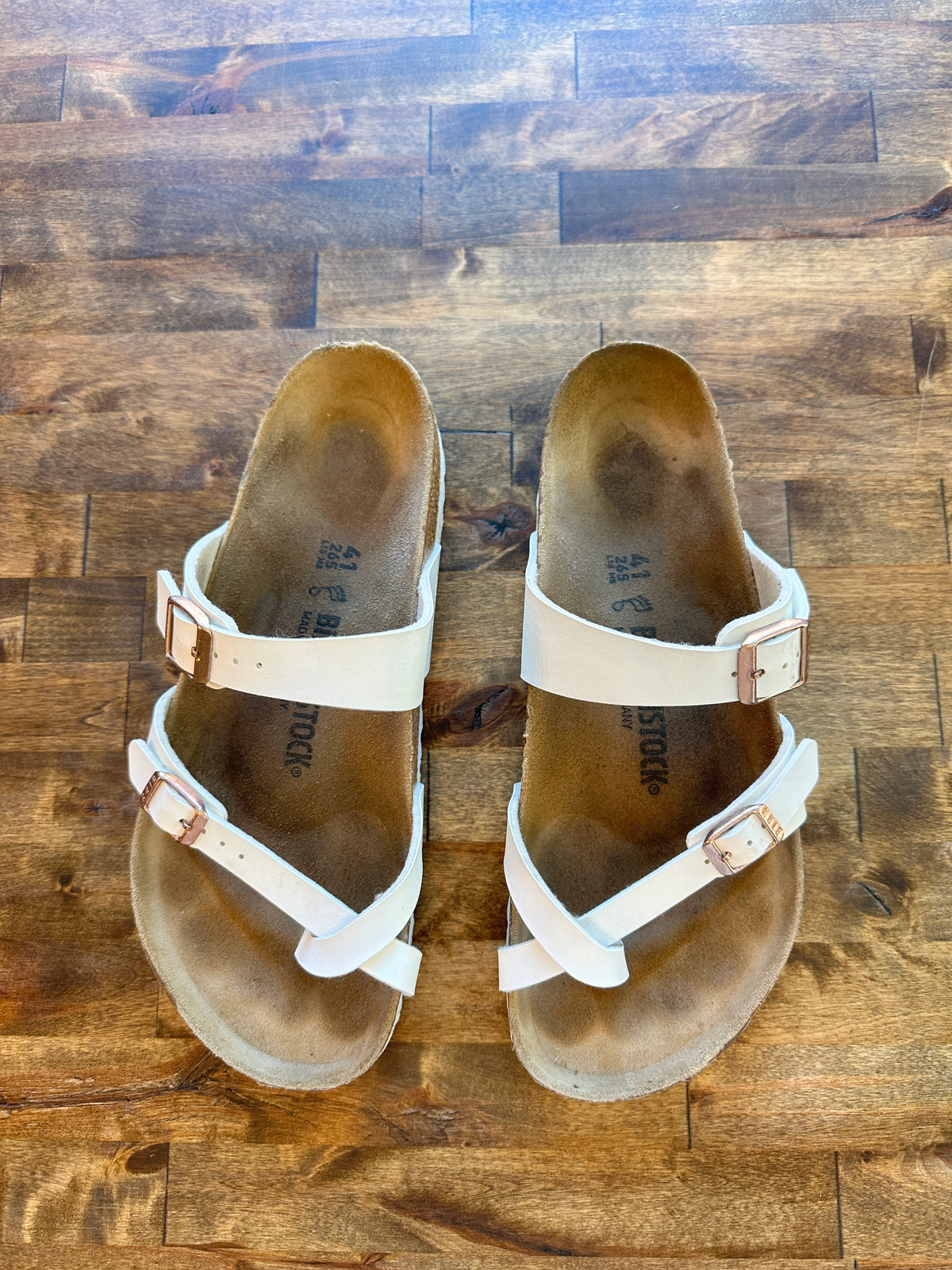 Birkenstock Mayari Birko-Flor Sandals in White - 41