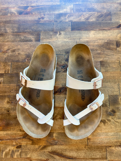 Birkenstock Mayari Birko-Flor Sandals in White - 41