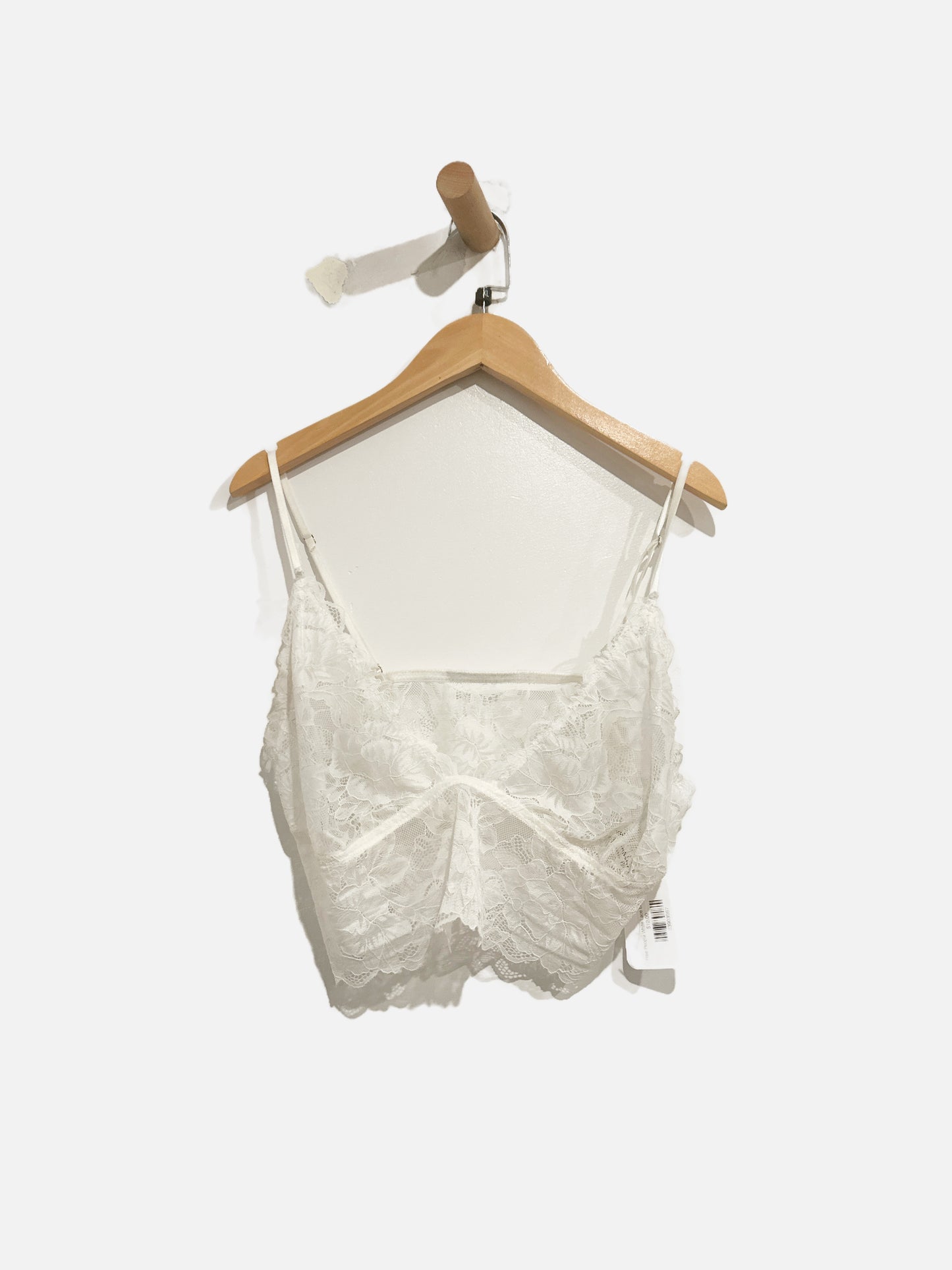 Free People White Lace Bralette - XL