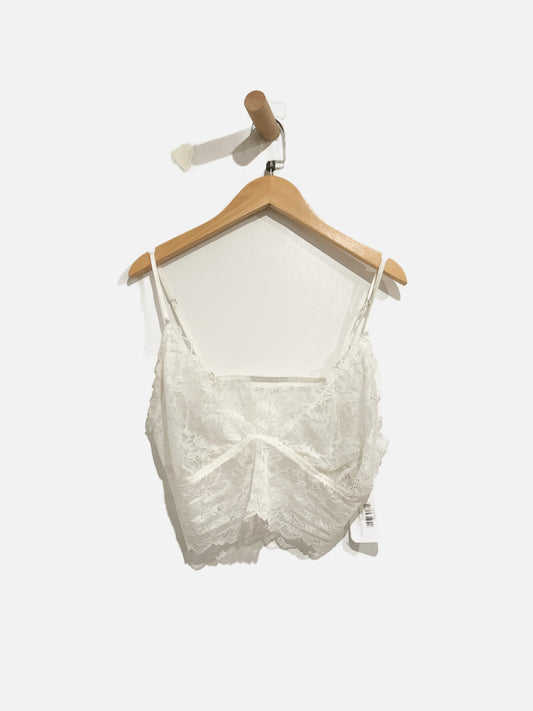 Free People White Lace Bralette - XL