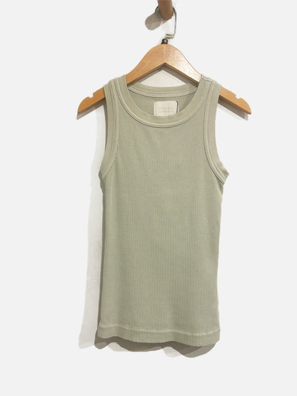 Citizens of Humanity Isabel Rib Tank in Spring Moss - XS