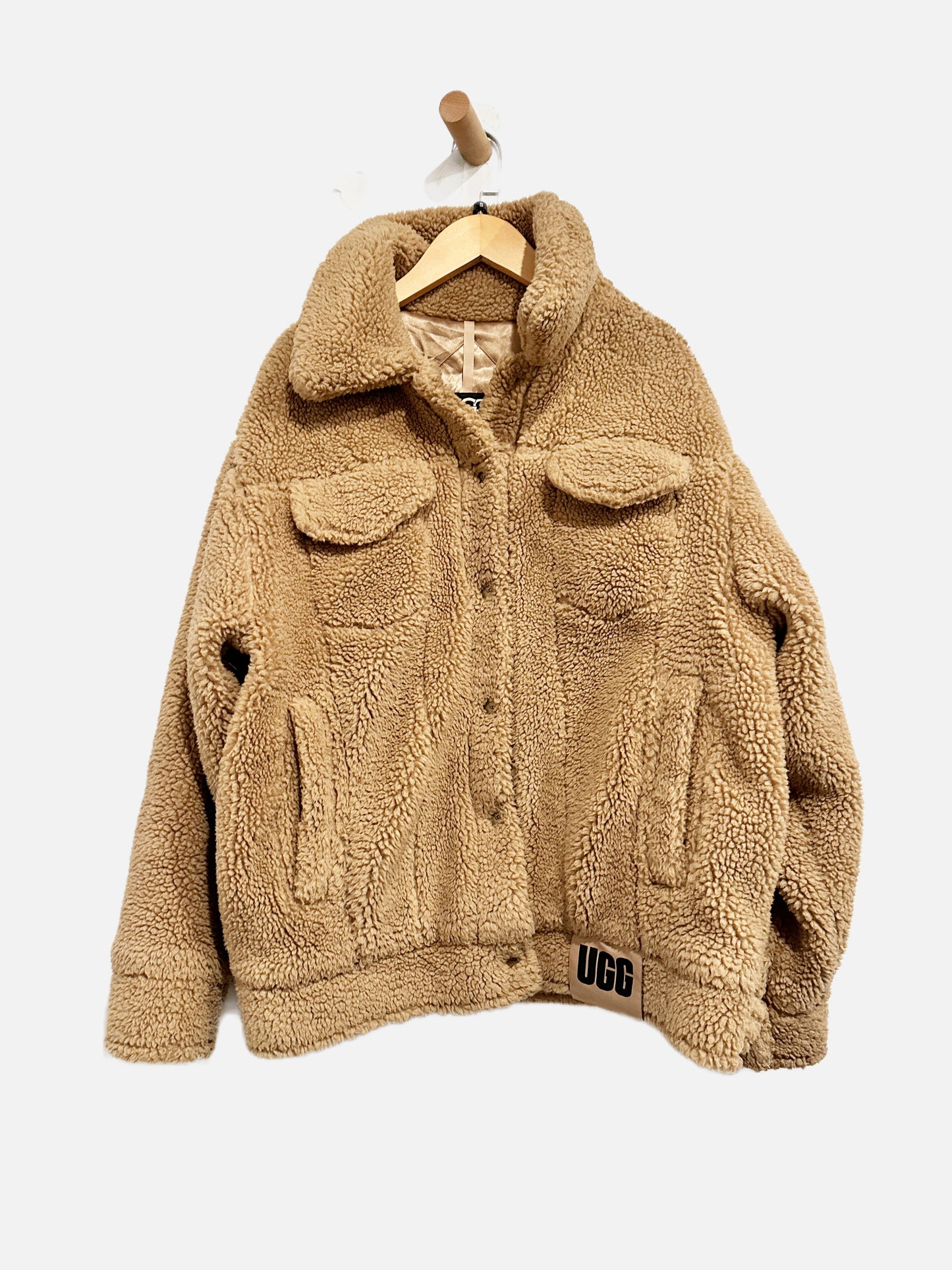 Ugg Brown Shearling Coat - Small
