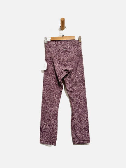 Lululemon Align Crop *21" Arabesque Antoinette Smoky Quartz - 2