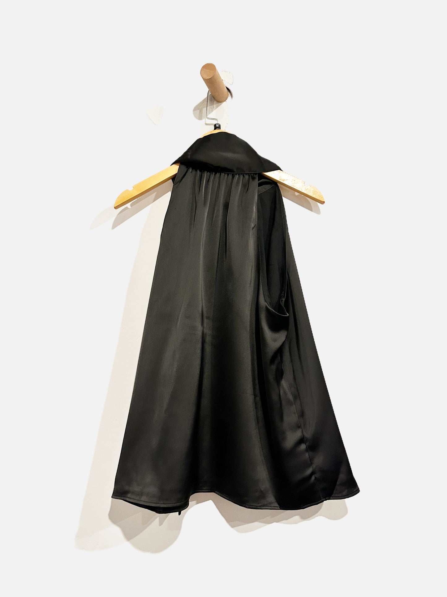 Banana Republic Black Satin Halter Tank - Medium