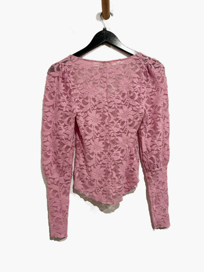 Free People Long Distance Layering Top in Flower Trail - XS